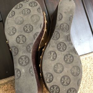 Tory Burch Shoes - Tory Burch patty wedge sandals 5.5 Tory Burch Shoes - Tory Burch patty wedge sandals 5.5